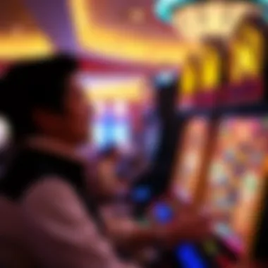 A player enjoying the Michael Jackson themed slot game