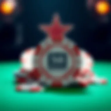 Fun and Risk-Free Gaming Experience with Poker Stars Illustration of poker chips representing fun and risk-free gaming experience.