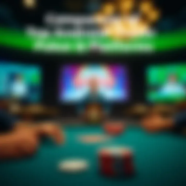 Comparison of Top Android Poker Platforms A comparison chart of top Android poker platforms