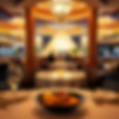 Unique dining experience at the Pyramid Hotel's restaurant