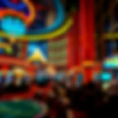 The Thriving Casino Atmosphere of the Pyramid Hotel Vibrant casino floor of the Pyramid Hotel