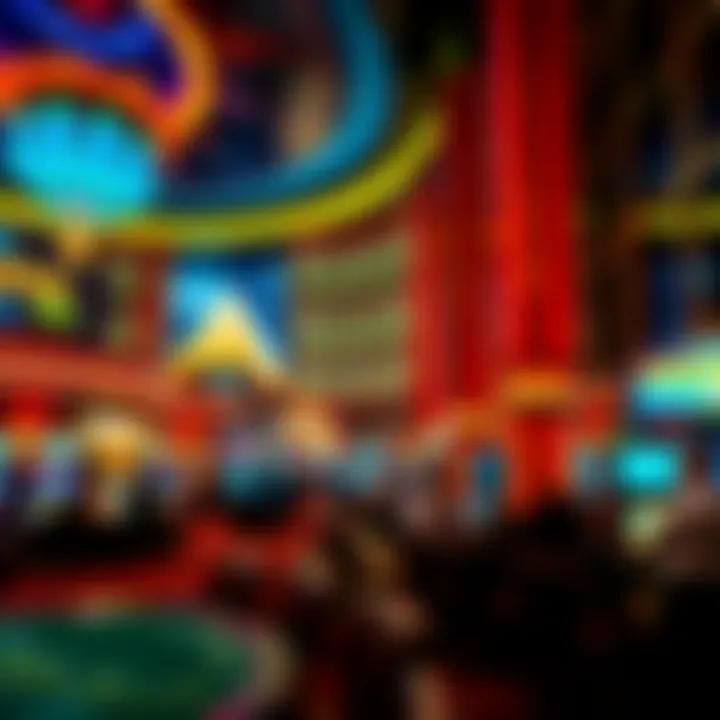 The Thriving Casino Atmosphere of the Pyramid Hotel Vibrant casino floor of the Pyramid Hotel