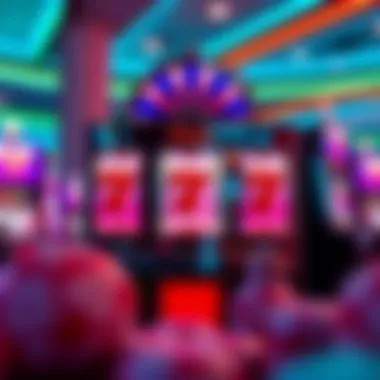 The Allure of Seven-Reel Slot Machines Vibrant illustration of a seven-reel slot machine showcasing red, white, and blue colors