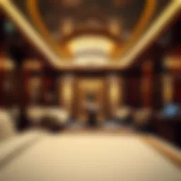 Luxurious hotel interior of Resorts World Casino Queens