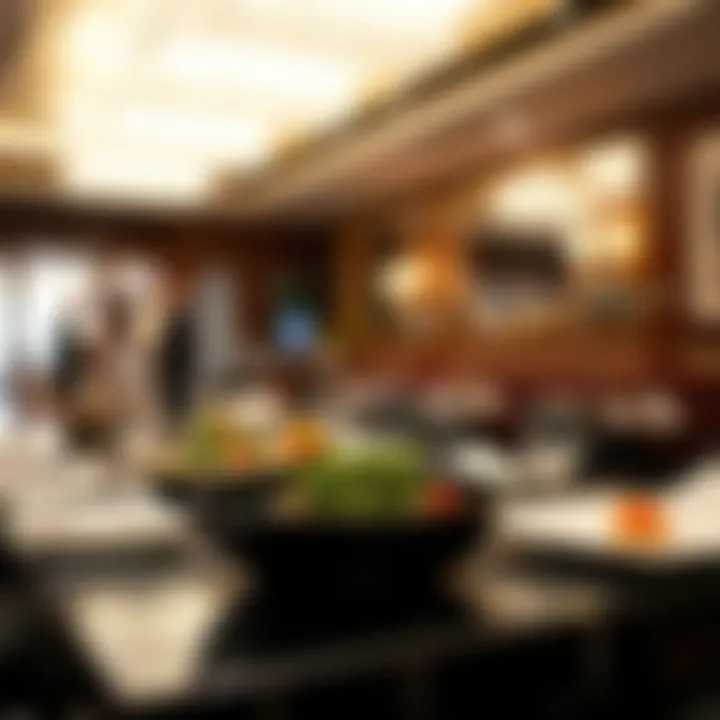 Gastronomic delights at a fine dining restaurant