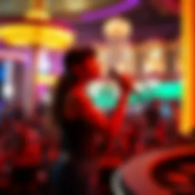 Vibrant entertainment show at the resort