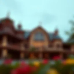 Exterior view of Saratoga Casino showcasing its architectural design