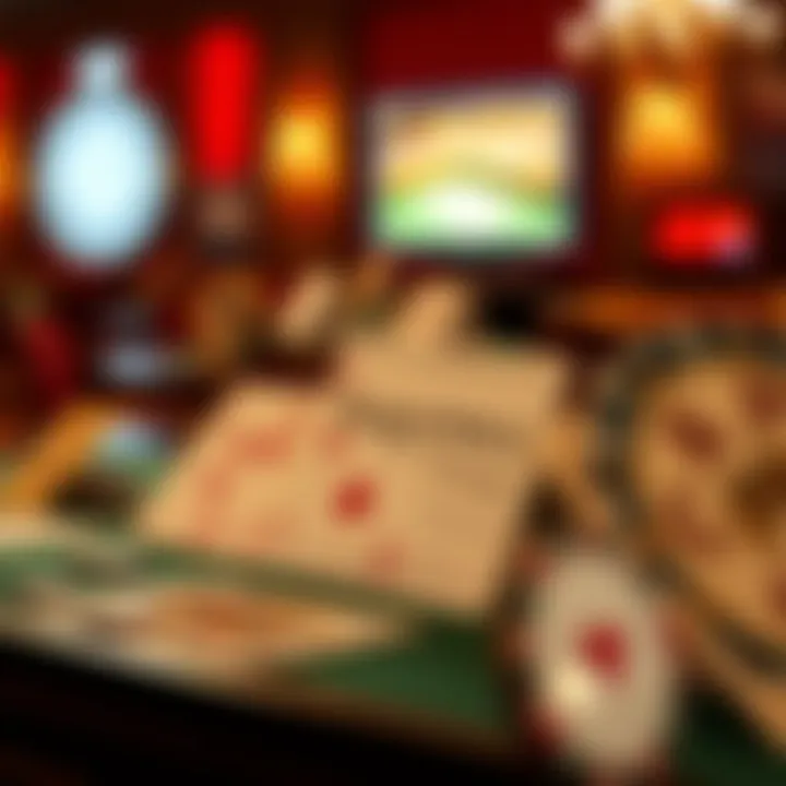 Historical memorabilia highlighting the casino's legacy