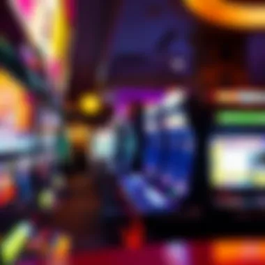 Nostalgia of Arcade Gaming Nostalgic gaming atmosphere in the arcade