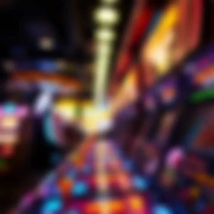 Energetic Arcade Environment Exciting arcade ambiance filled with bright lights