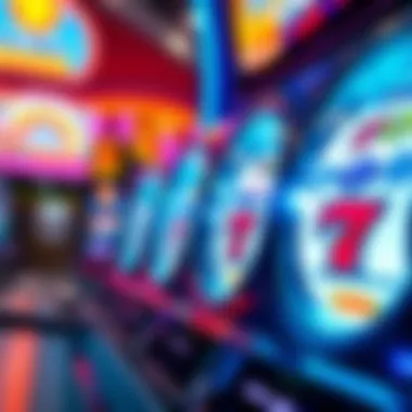 Dynamic Reels in Slot Machines A close-up view of slot machine reels in action