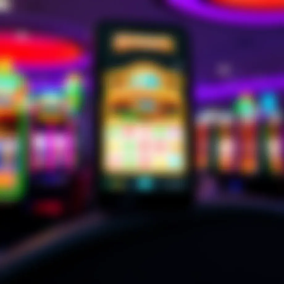 Screen showcasing Slotomania app interface