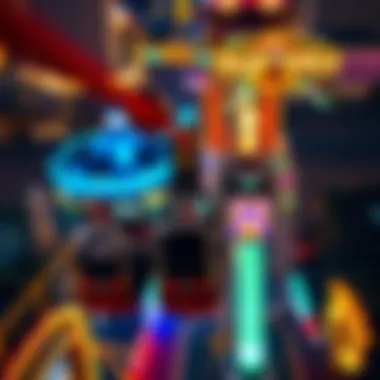 Experience the Thrill of Slotzilla Aerial view of Slotzilla zip line soaring over Fremont Street