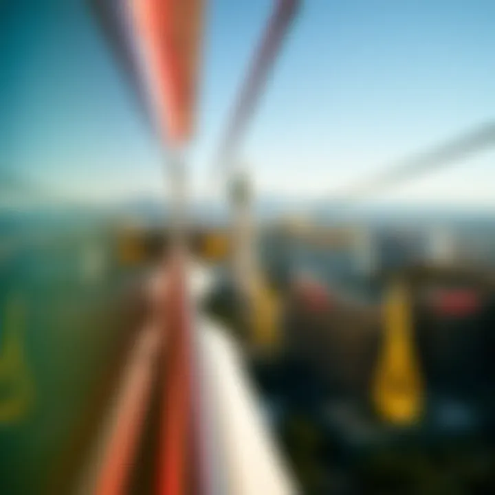 Breathtaking Views from Slotzilla Views from the Slotzilla zip line showcasing Las Vegas skyline