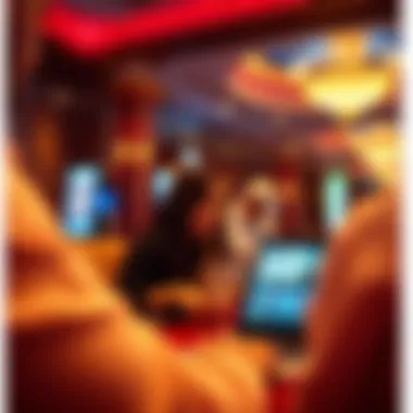 Community Engagement through Social Features Visual representation of social features within the app, highlighting community engagement.