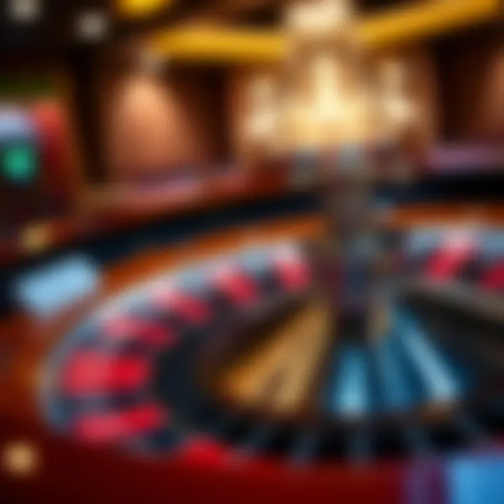 The Thrill of Roulette: A Game of Chance and Strategy An engaging depiction of a roulette wheel in motion, showcasing the thrill of the game.