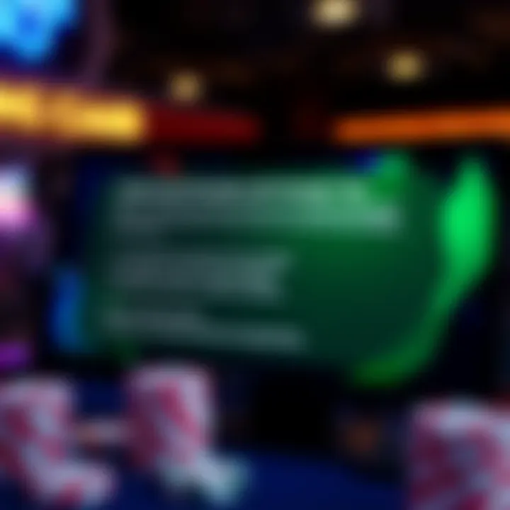 Enhancing Gameplay with Strategic Tips Strategic tips displayed on a digital screen, aimed at enhancing gameplay.