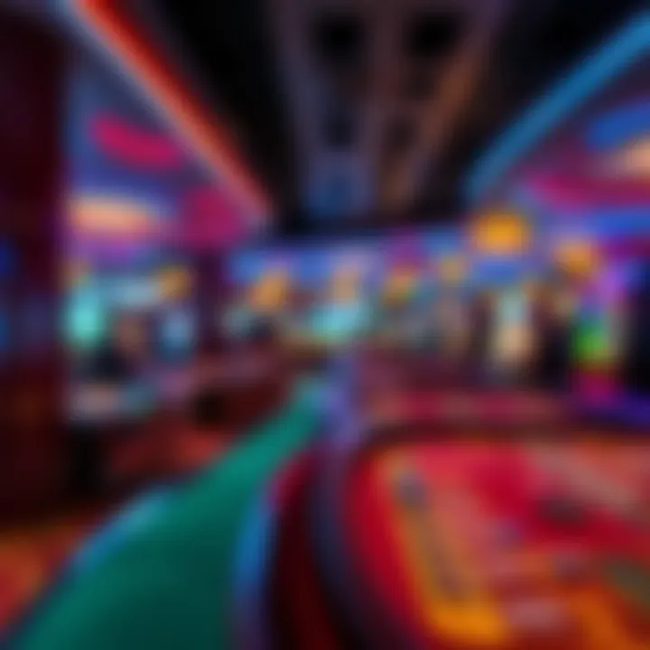 Casino Gaming Insights A vibrant casino floor with gaming tables