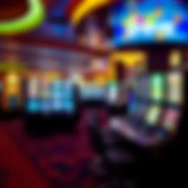 Diverse Gaming Experience at Tachi Palace A vibrant gaming floor highlighting diverse slot machines and table games