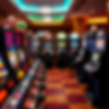 An array of different slot machines showcasing variety