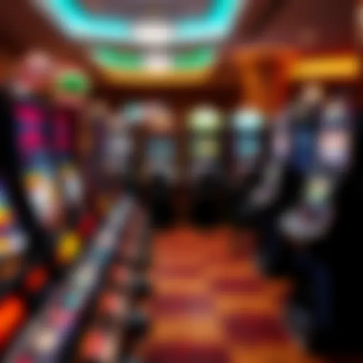 An array of different slot machines showcasing variety