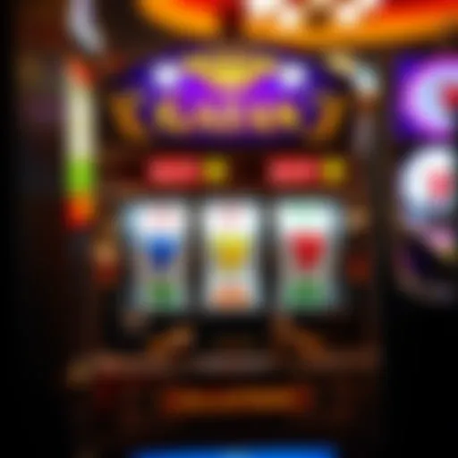 A vintage slot machine with classic symbols