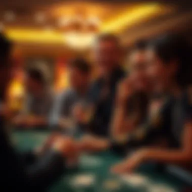 Engaging Guest Experience Guests enjoying a lively game night with excitement