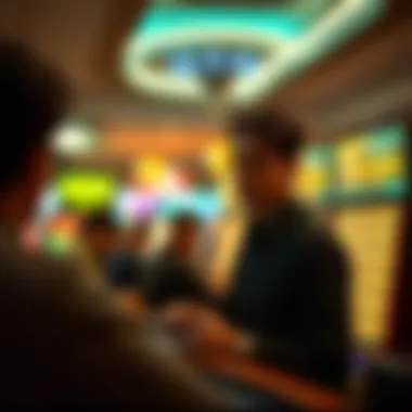 A person contemplating lottery ticket options