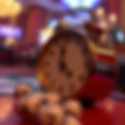 A clock ticking down to the lottery draw