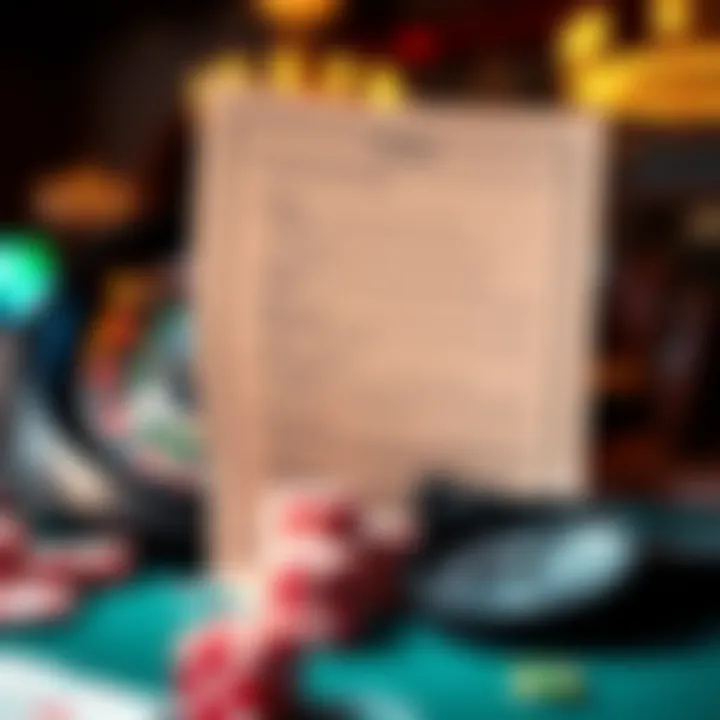 Legal Frameworks in Gambling A visual representation of legal documents and consumer protection laws