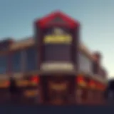 Exterior view of The Mint Casino showcasing its architectural elegance