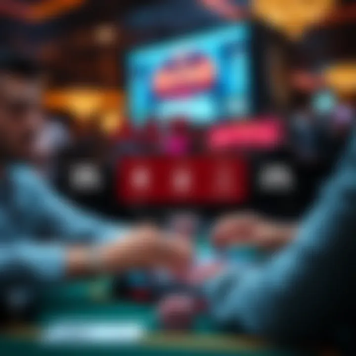 Technological Innovations Shaping Online Poker Diagram highlighting technological advancements in online poker gaming