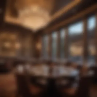 Elegant Dining Experience Elegant dining area within a top California casino