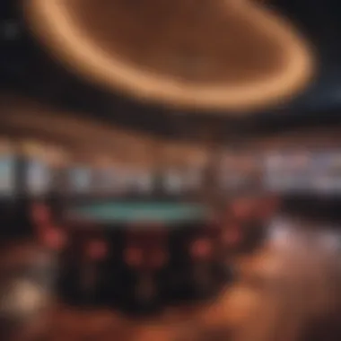 Exciting Nightlife Scene Exciting nightlife scene at a renowned California casino