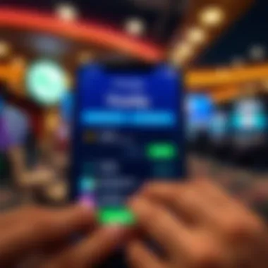 User interface of Trustly app