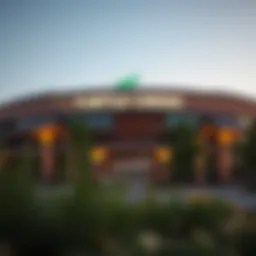 Exterior view of Turtle Creek Casino showcasing modern architecture