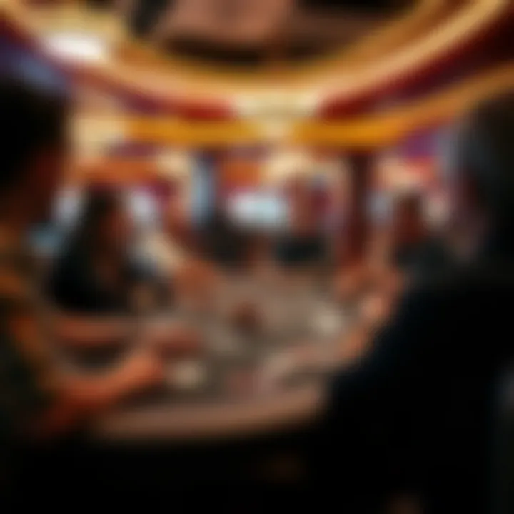 Exciting Poker Game Action Exciting poker game in progress at the casino