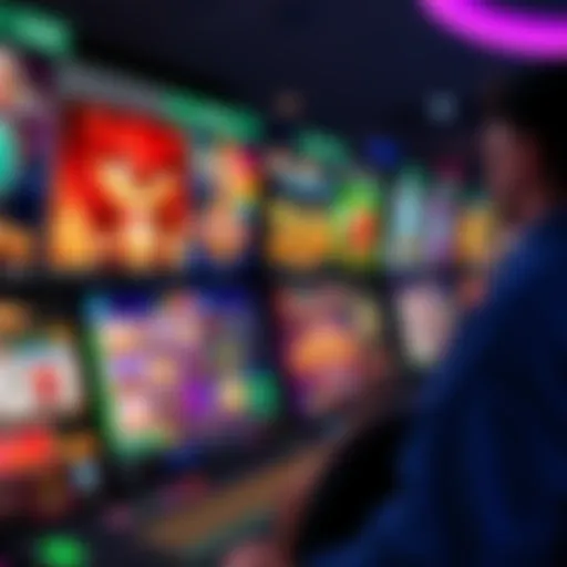 A detailed view of the 888online gaming interface showcasing various games.
