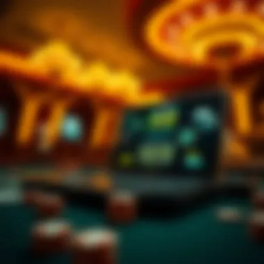 Strategic Implications of Online Gambling A conceptual image representing the strategic implications of online gambling.