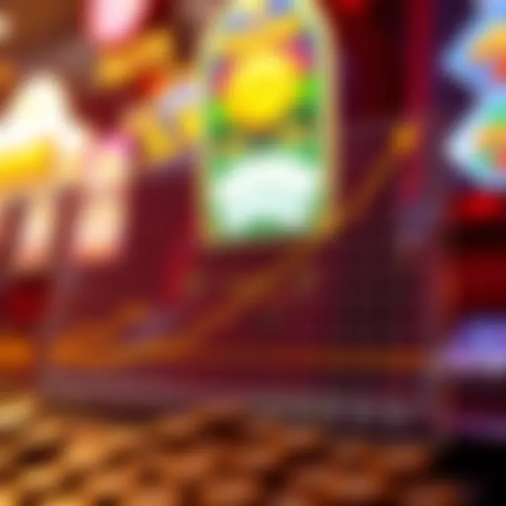 Graph depicting volatility and return to player rates in slot games