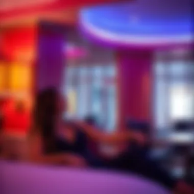 Guest enjoying a complimentary stay