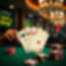 Visual representation of a flush hand in poker