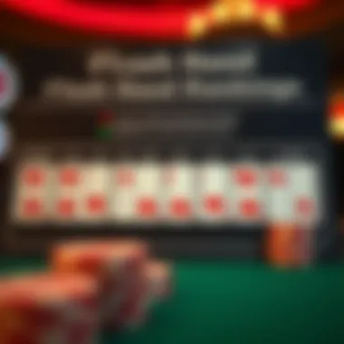 Flush Hand Rankings in Poker Chart displaying flush hand rankings in poker