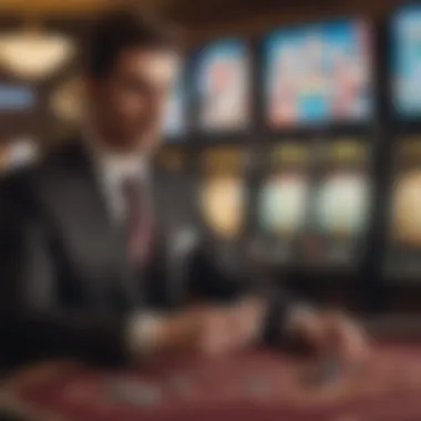 Player reviewing wagering requirements on a gaming site