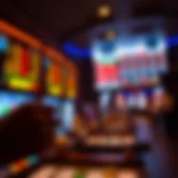 Visual representation of betting odds fluctuating