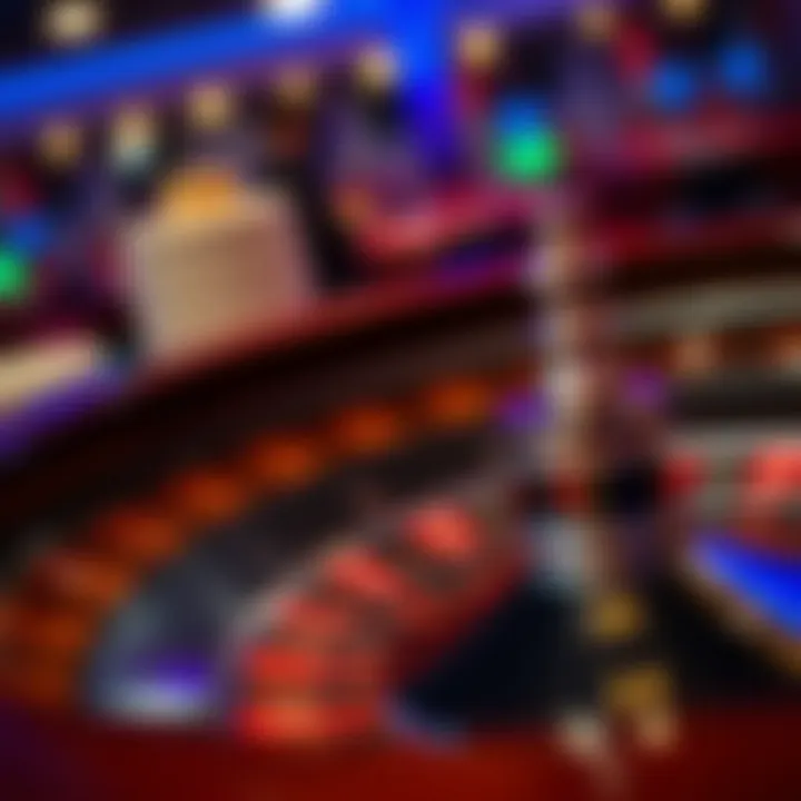 Illustration of betting odds displayed on a roulette layout