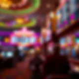 Illustration of sportsbook odds in Vegas