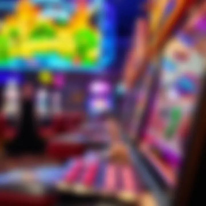 Popular Themes in Video Slots A colorful representation of popular themes found in video slots, such as adventure and fantasy.