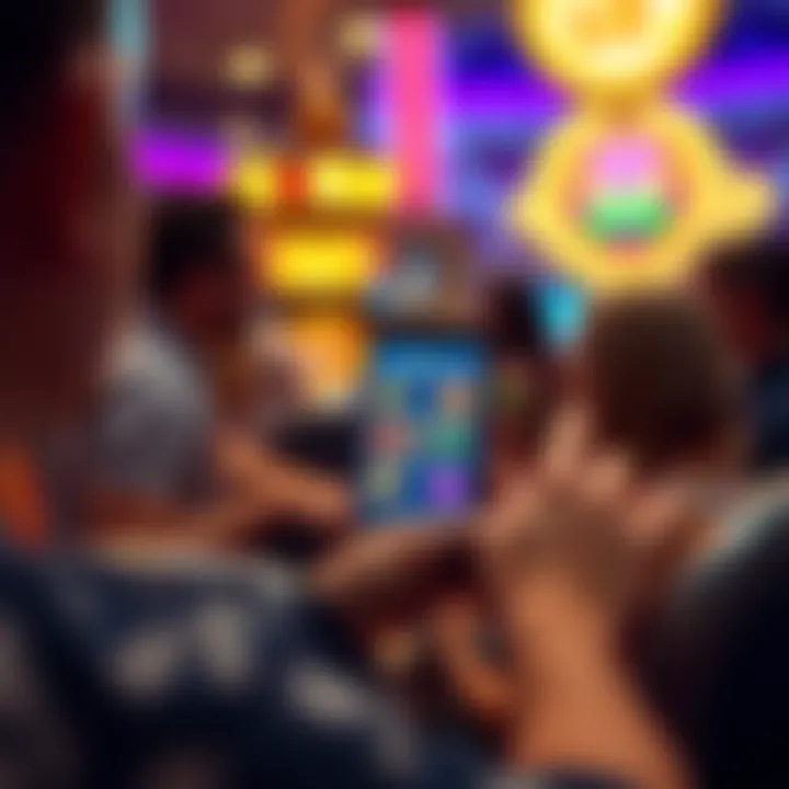 User engagement features highlighted within the app