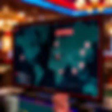 Map of Poker Restrictions A digital map highlighting restricted poker regions